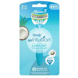 WILKINSON SWORD, MY INTUITION Rasoirs Confort Coconut Delight Xtreme 3 x4