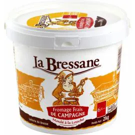 Fromage frais nature 6% MG (2kg)