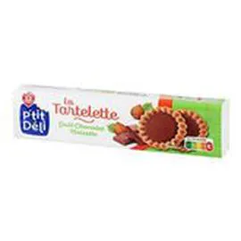 MARQUE REPÈRE, P'TIT DÉLI Tartelettes Chocolat noisettes 150g