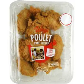 Wings de poulet halal pané Crispy (450g)