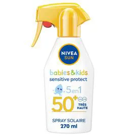 NIVEA Nivea Sun Spray Solaire Bébé Et Enfants Peaux Sensibles Fps 50+ 270ml