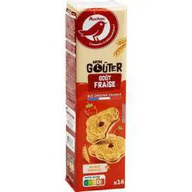 Mon goûter biscuits fourrés saveur fraise (300g)