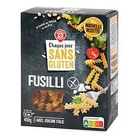MARQUE REPÈRE, CHAQUE JOUR SANS GLUTEN Fusilli 400g