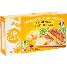 CARREFOUR CLASSIC' Feuilletés emmental 520g