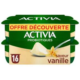 Yaourt vanille bifidus (16x125g)