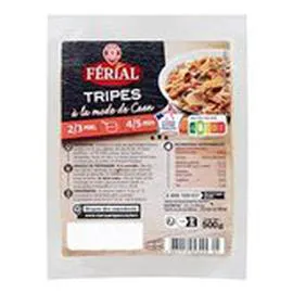 MARQUE REPÈRE, FÉRIAL Tripes à la mode de Caen 500g
