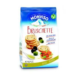 MONVISO Mini Bruschette olives 120g