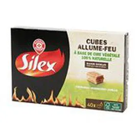 Cubes allume-feu Silex Sans odeur 100% naturel x40 (x40)