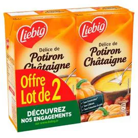 Potage Délice Potiron/châtaigne (2x1l)