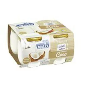Yaourts au lait entier Noix de coco (4x125g)