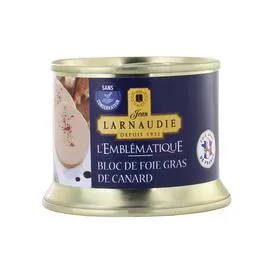 JEAN LARNAUDIE Bloc de foie gras de canard 150g