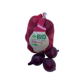 CARREFOUR Oignons rouges Bio 500g