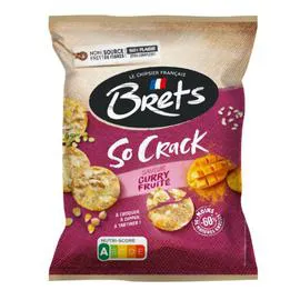 Biscuit salé so crack curry fruité (70g)