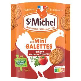 ST MICHEL Mini galette tomate herbes de Provences 100g