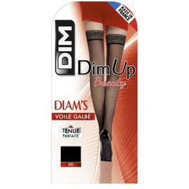 Bas femme noirs voile galbé T1 Diam's (l'unité)