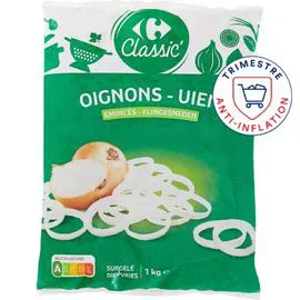 CARREFOUR CLASSIC' Oignons émincés 1kg