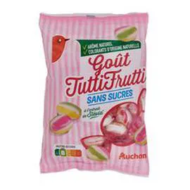 Bonbons goût tutti frutti sans sucres (150g)