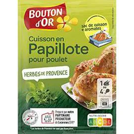 Cuisson en papillote pour poulet herbes de Provence (34g)