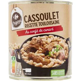Plat cuisiné cassoulet toulousain (840g)