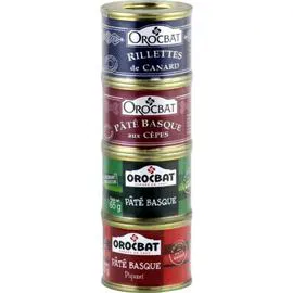 Pâté et rillette assortiment (4x65g)