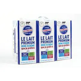 Lait demi-écrémé UHT (6x1l)