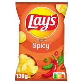 LAY'S Chips saveur spicy 130g