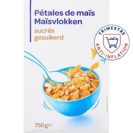 Céréales pétales de maïs sucrés (750g)
