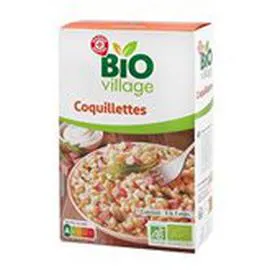 MARQUE REPÈRE, BIO VILLAGE Pâtes Coquillettes Bio 500g
