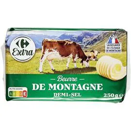 Beurre de montagne demi-sel (250g)