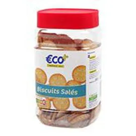 ECO+ Assortiment biscuits salés 350g