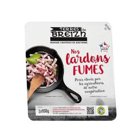 TERRES DE BREIZH Lardons fumés 200g