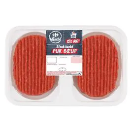 Steaks hachés pur boeuf 15% MG (2x125g)
