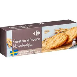 Biscuits galettes à l'avoine (100g)