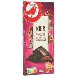 Tablette chocolat noir mousse au chocolat (150g)