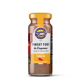 SAINTE LUCIE Piments de Cayenne moulus fort 40g