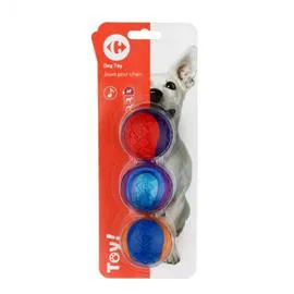 Jouet pour chien 3 balles (x3)