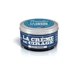 Crème De Cirage Bleu Marine Nourrit Ravive Les Couleurs Et Apporte Brillance Sans Silicone (50ml)