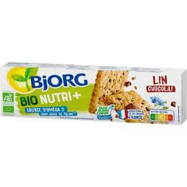 Biscuits bio lin chocolat noir (138g)