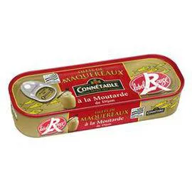 Filets de maquereaux à la moutarde de Dijon Label Rouge (169g)