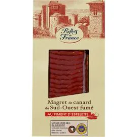 Magret de canard du Sud Ouest fumé piment (90g)