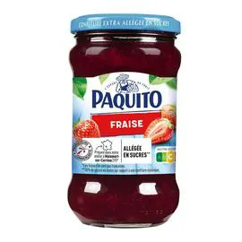 PAQUITO Confiture allégée fraise 335g