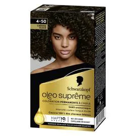 SCHWARZKOPF, OLEO SUPREME Coloration Capillaire 4-50 Châtain Glacé l'unité