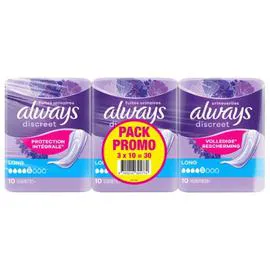 Serviettes Fuites Urinaires Long (3x10)