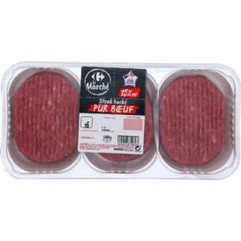 Steak haché pur boeuf 15% MG (600g)