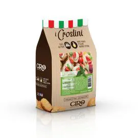 Biscuits apéritifs crostini ail & basilic (100g)