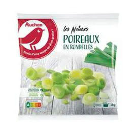 AUCHAN Poireaux en rondelles 1kg