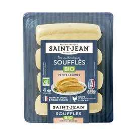 SAINT-JEAN Soufflés bio aux légumes 4x80g