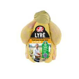 Poulet entier jaune fermier label rouge (1,250kg)