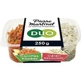 PIERRE MARTINET Duo Carottes râpées Céleri rémoulade 2x125g
