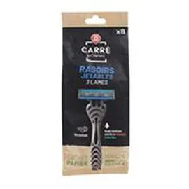 Rasoirs jetables 3 lames (x8)